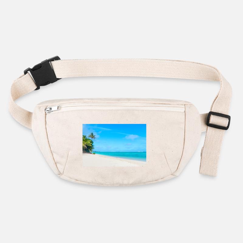 View on a Caribbean sandy Beach and crystal clear Stanley/Stella recycelte Gürteltasche