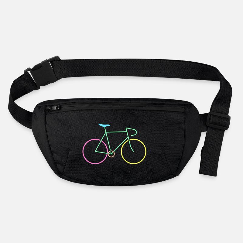 Rennrad bunt Stanley/Stella recycelte Gürteltasche