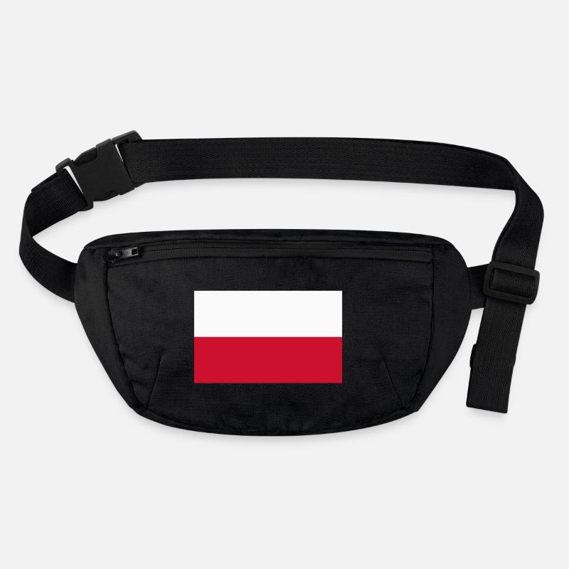 Polen Flagge Stanley/Stella recycelte Gürteltasche