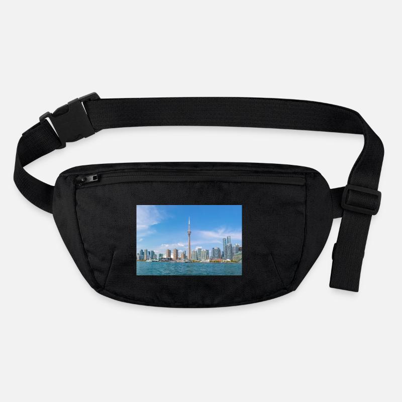 Ontario Toronto Skyline Panoramic View Canada Stanley/Stella recycled Hip Bag 