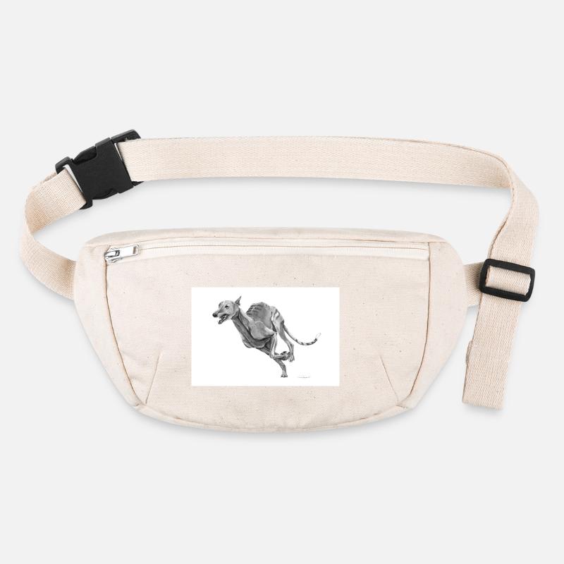 Windhund Poster Stanley/Stella recycelte Gürteltasche