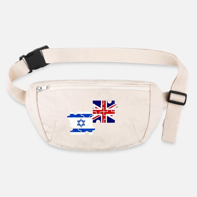 Israël Drapeau britannique Israélien Britannique Sac banane recyclé Stanley/Stella