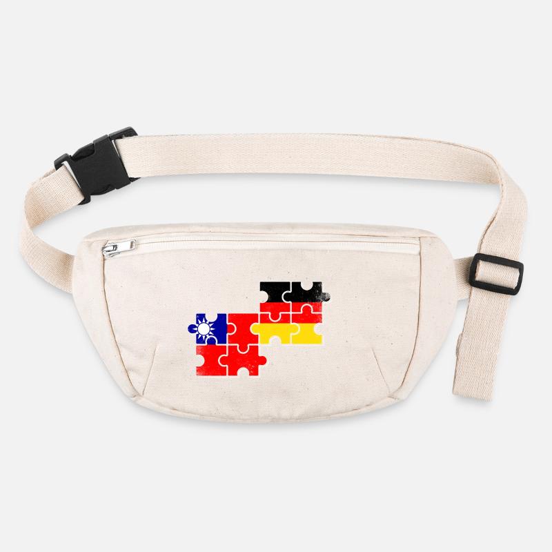 Taiwan Deutschland Flagge Stanley/Stella recycelte Gürteltasche
