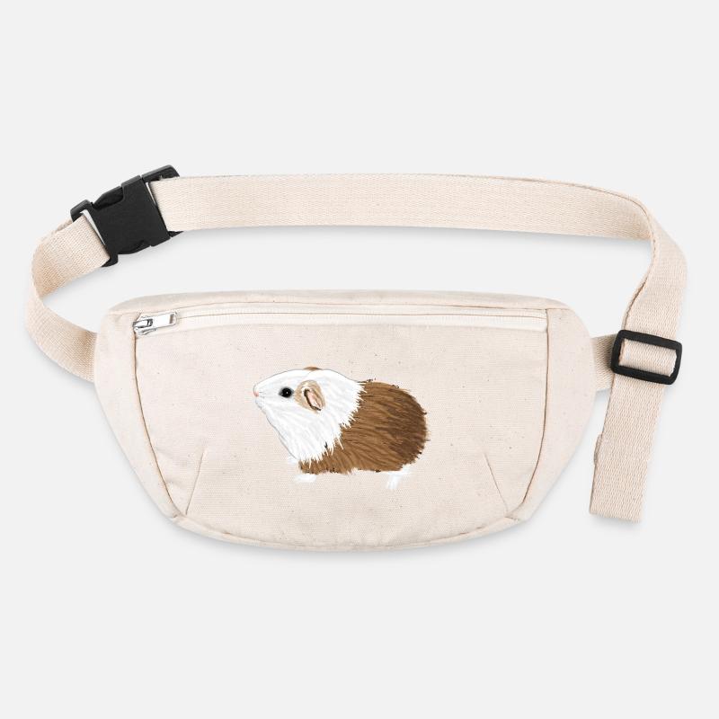 Design mit einem Glatthaar-Meerschweinchen 2 Stanley/Stella recycelte Gürteltasche