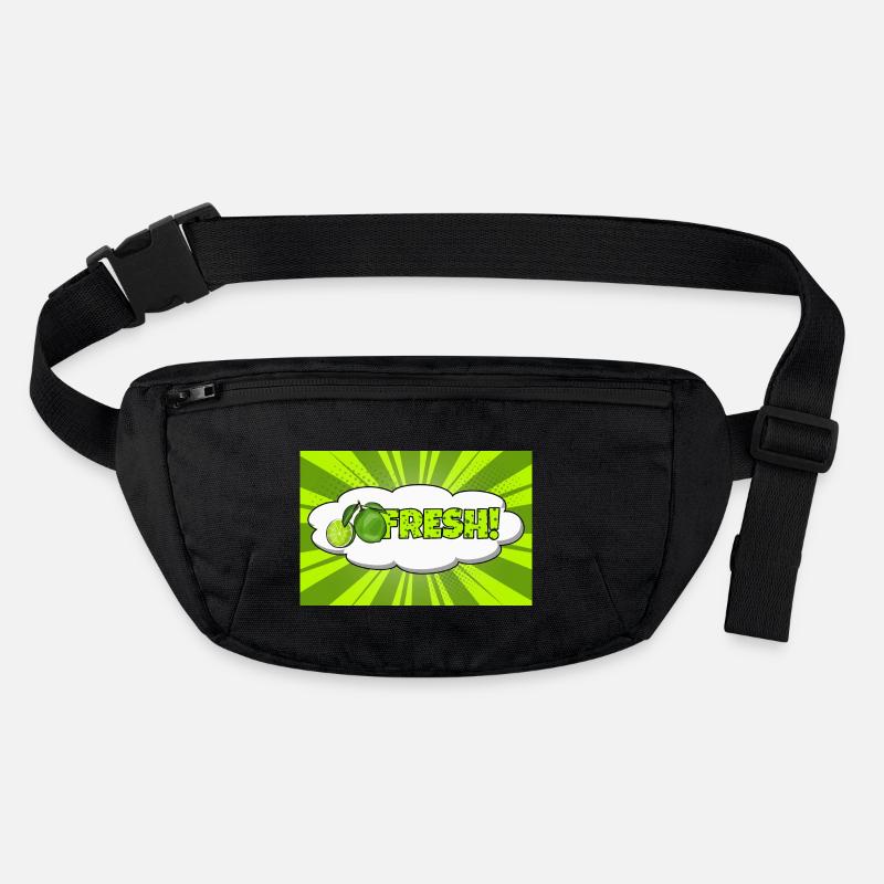 Lettrage Graffiti Bubble Graffiti de style bande dessinée frais Sac banane recyclé Stanley/Stella