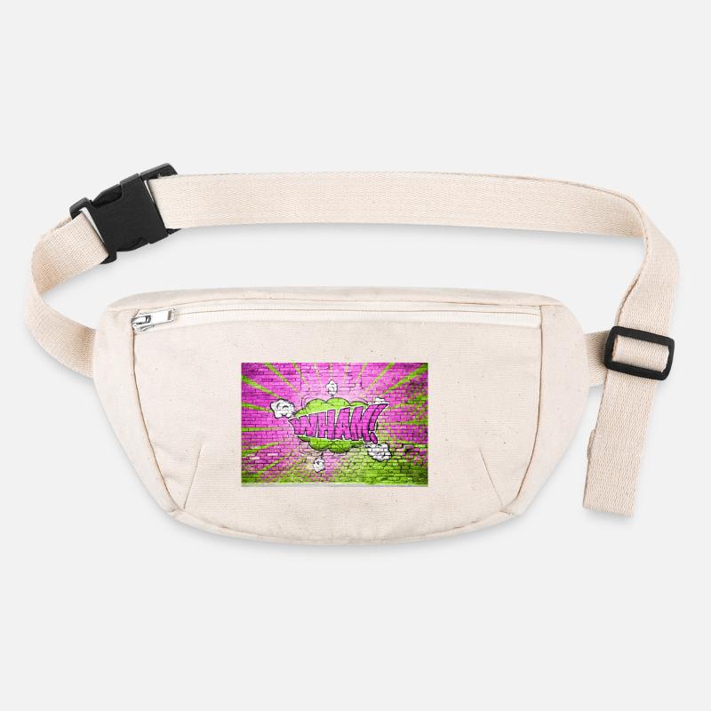 Wham! Graffiti Bubble de style bande dessinée sur Bri Sac banane recyclé Stanley/Stella