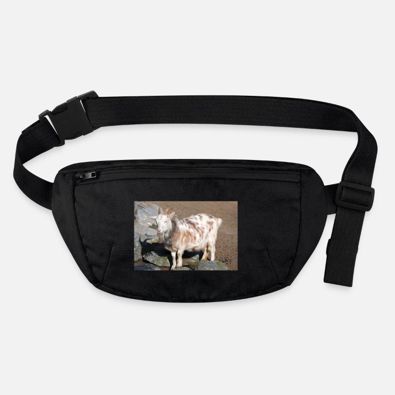 Dwarf Goat or Miniature Goat Zwergziege Stanley/Stella recycled Hip Bag 