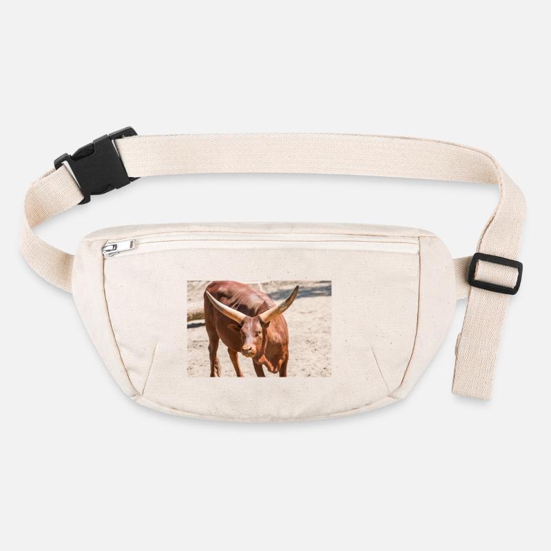 Ankole-Watusi oder Ankole Longhorn Watussirind Stanley/Stella recycelte Gürteltasche