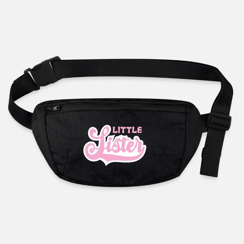 LITTLE Sister - Stanley/Stella recycelte Gürteltasche - Schwarz