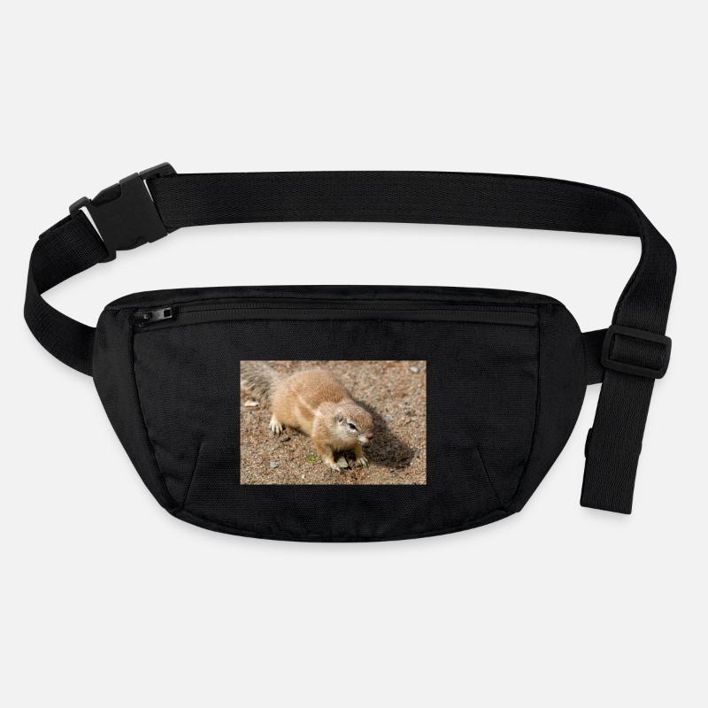 Afrikanisches Ziesel Borstenhörnchen Xerus Stanley/Stella recycelte Gürteltasche