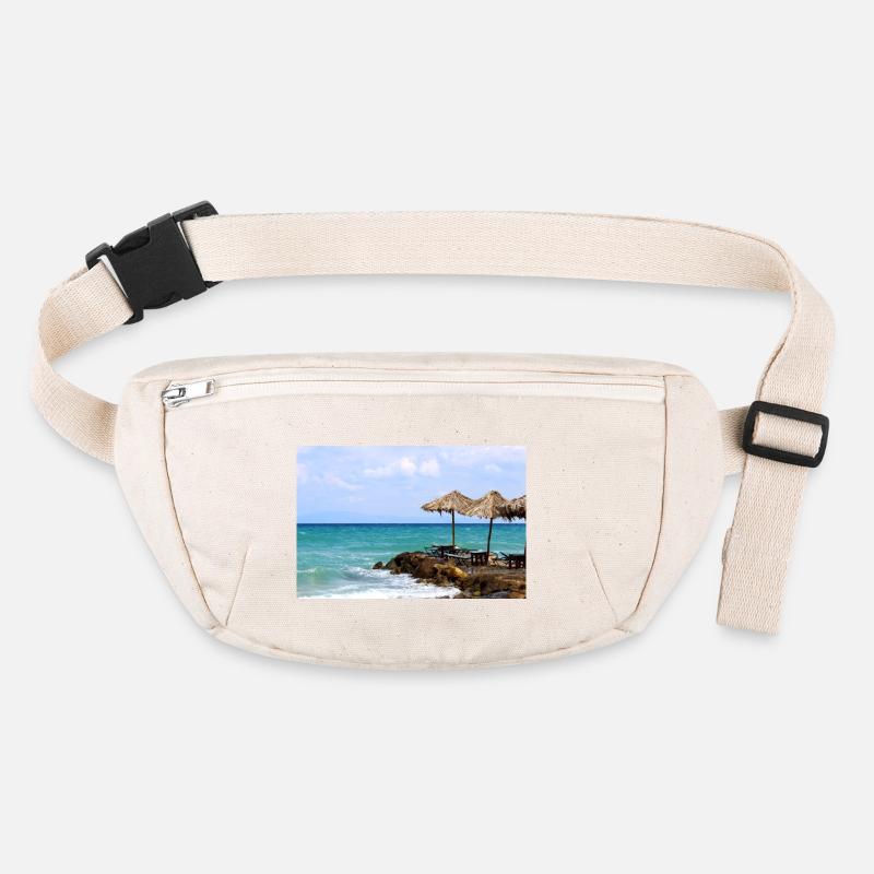 Sommer Sonne Strand Meer Poster Stanley/Stella recycelte Gürteltasche
