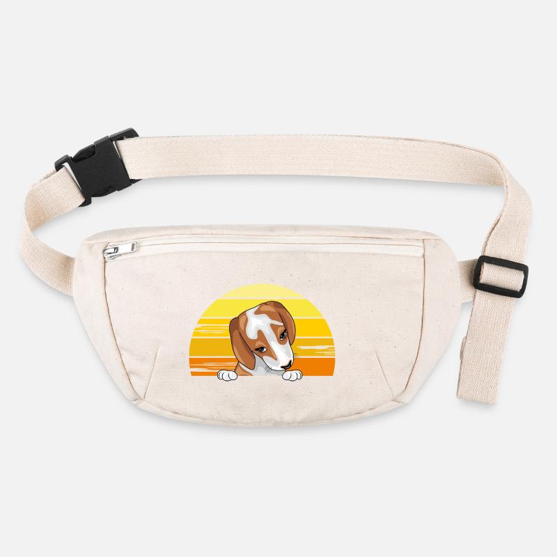 Peeking Beagle puppy Stanley/Stella recycled Hip Bag 