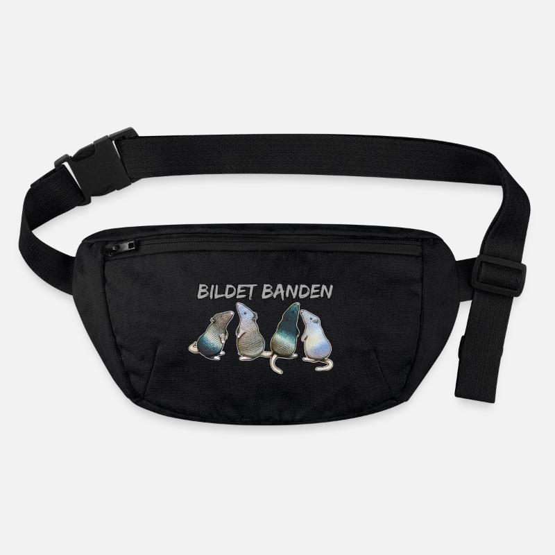 Ratten - Bildet Banden Stanley/Stella recycelte Gürteltasche