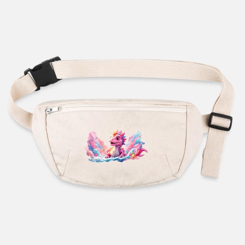 colorful dragon, kids, fantasy, comic, gift Stanley/Stella recycled Hip Bag 