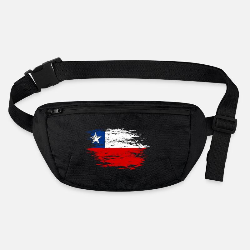 Chile flag used Stanley/Stella recycled Hip Bag 