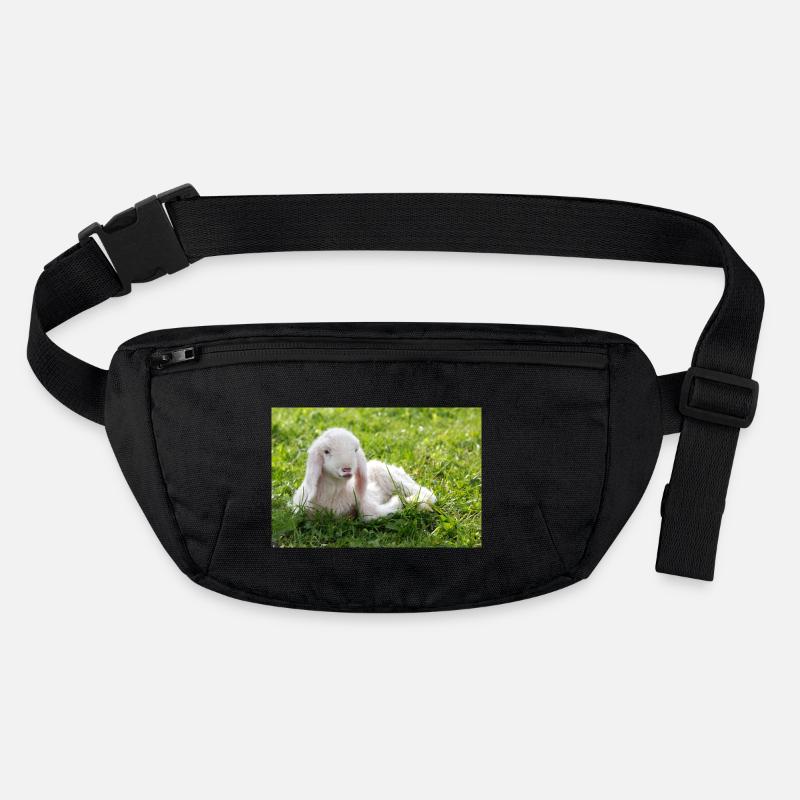 Lamm mit Kussmund Stanley/Stella recycelte Gürteltasche