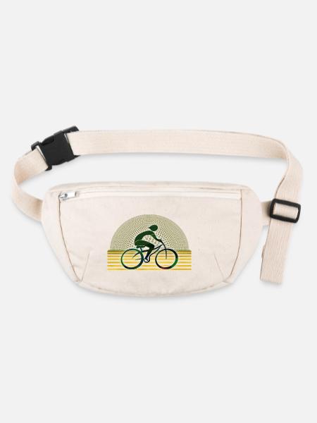 Cyclist - Stanley/Stella recycled Hip Bag  - natural - Front