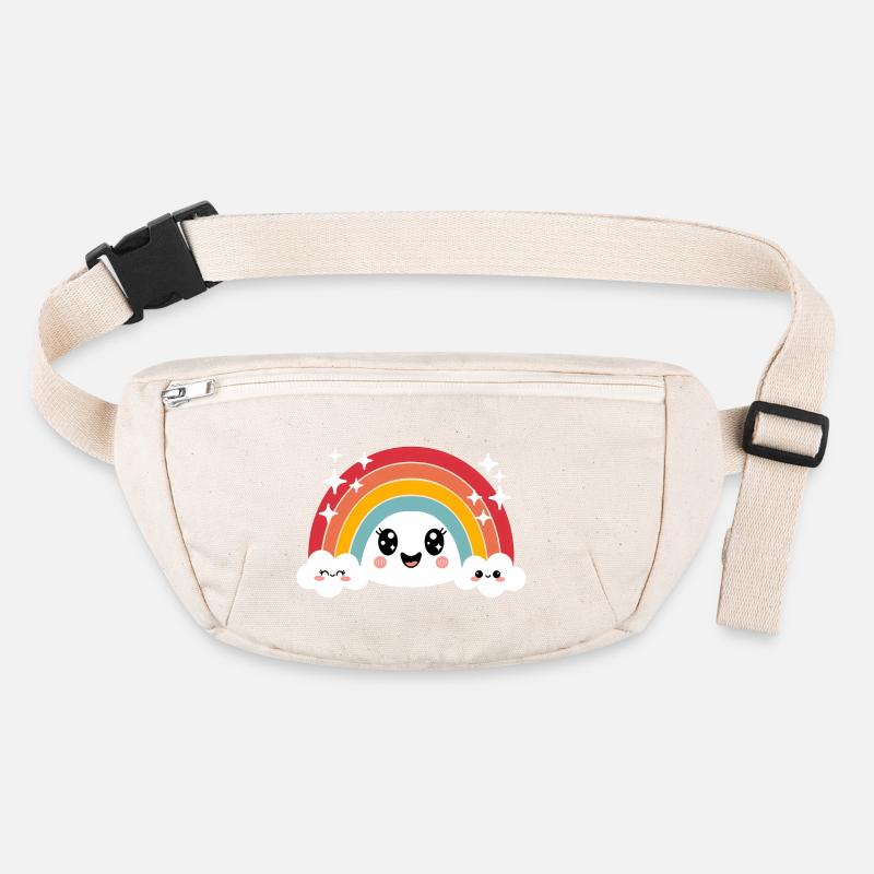 Kawaii Mignon Arc-en-ciel Sac banane recyclé Stanley/Stella