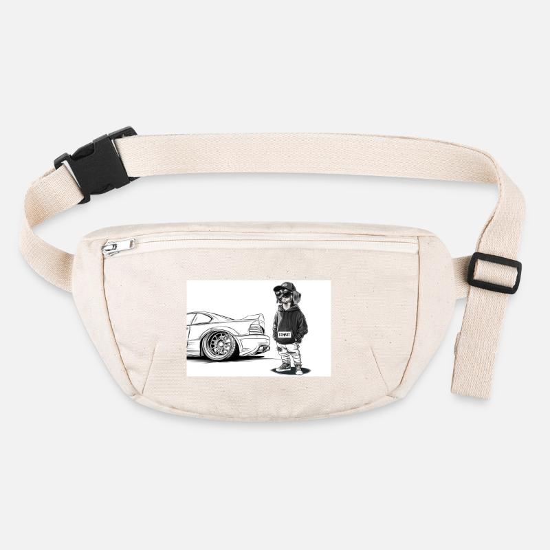 Tuner Dackel Stanley/Stella recycelte Gürteltasche