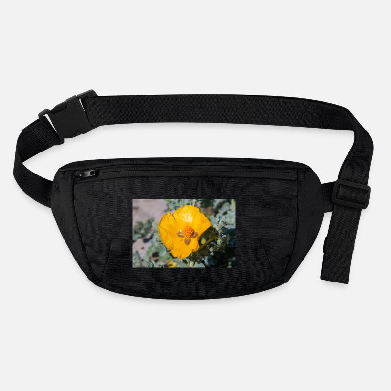 Hornmohn auch Hornmohn oder Seemohn (Gelber Stanley/Stella recycelte Gürteltasche