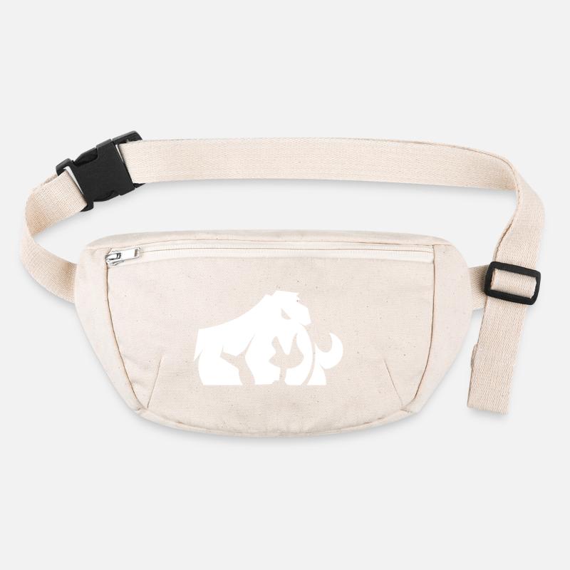 Modernes Mammut – Stylisches Eiszeit-Design Stanley/Stella recycelte Gürteltasche