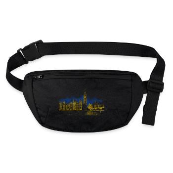 Big Ben - Stanley/Stella recycelte Gürteltasche - Schwarz - Vorne