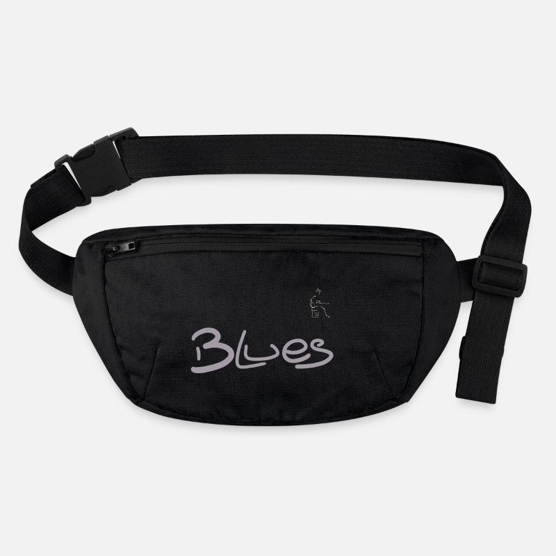 Blues guitarist Stanley/Stella recycled Hip Bag 