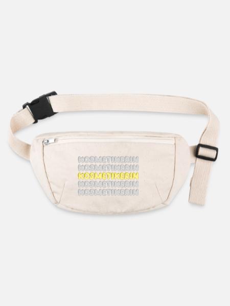 Gift for beautician - Stanley/Stella recycled Hip Bag  - natural - Front