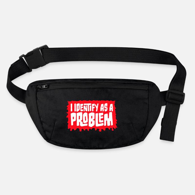 I Identify as a Problem Statement Frech Rebellisch Stanley/Stella recycelte Gürteltasche