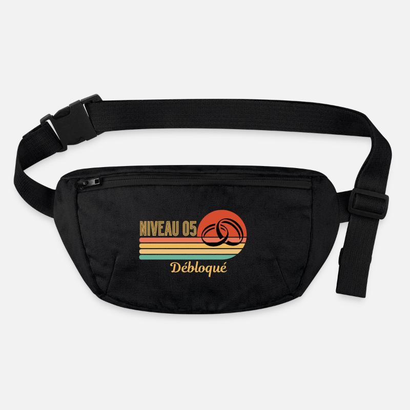 Niveau 05 débloqué design rétro graphique Sac banane recyclé Stanley/Stella