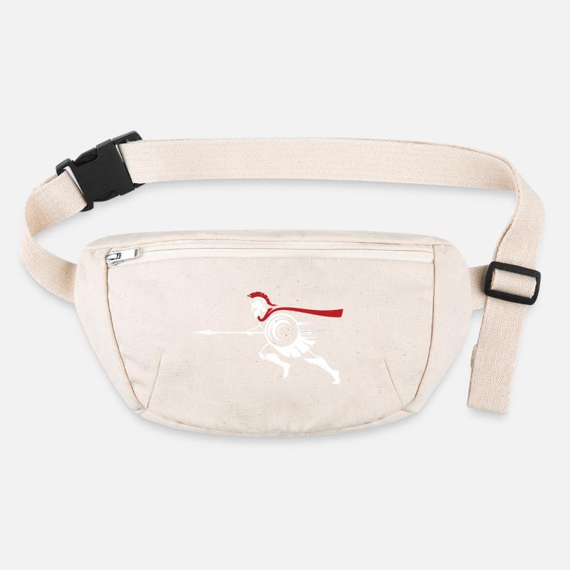Spartan Sprint Silhouette Maskottchen Spartan Run Stanley/Stella recycelte Gürteltasche