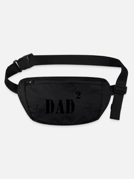 DAD - Stanley/Stella recycelte Gürteltasche - Schwarz - Vorne