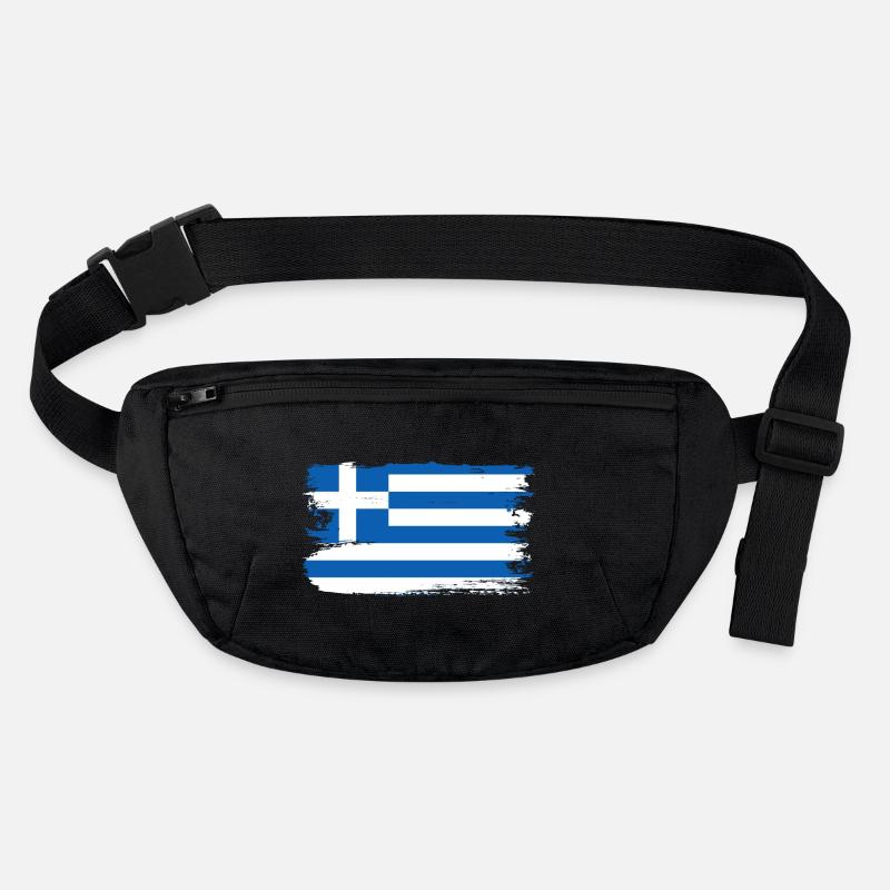 Greek Flag Brushstroke Stanley/Stella recycled Hip Bag 