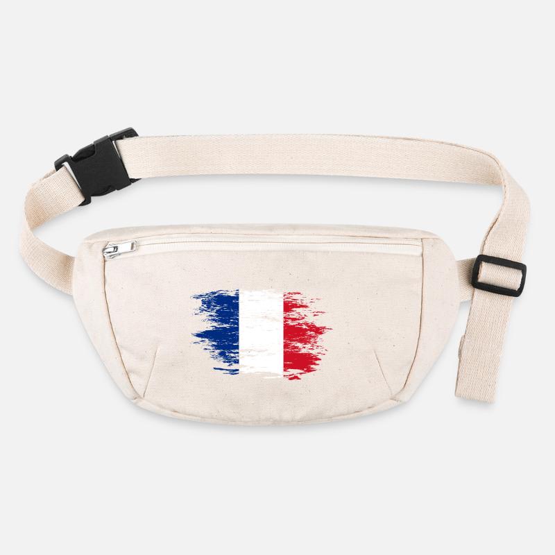 Frankreich Flagge used Stanley/Stella recycelte Gürteltasche