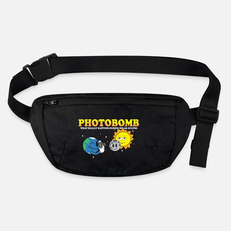 Total Solar Eclipse 2024 Totality Photobomb Sun Stanley/Stella recycled Hip Bag 