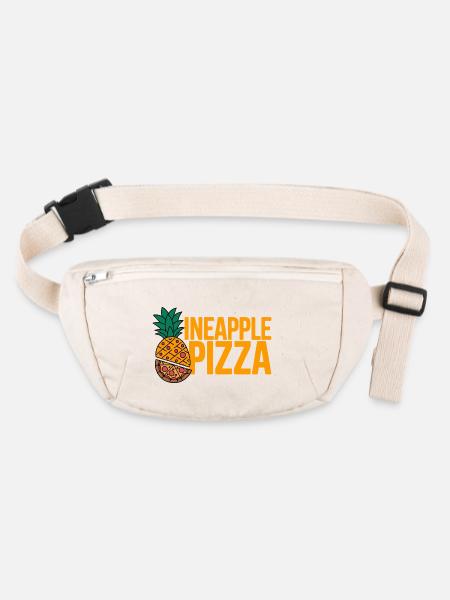 Pineapple Pizza - Stanley/Stella recycled Hip Bag - natural - Front