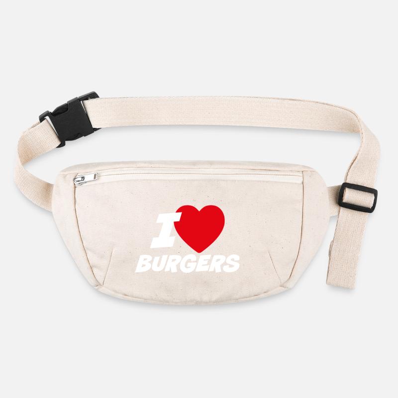 Ich liebe Burger Stanley/Stella recycelte Gürteltasche