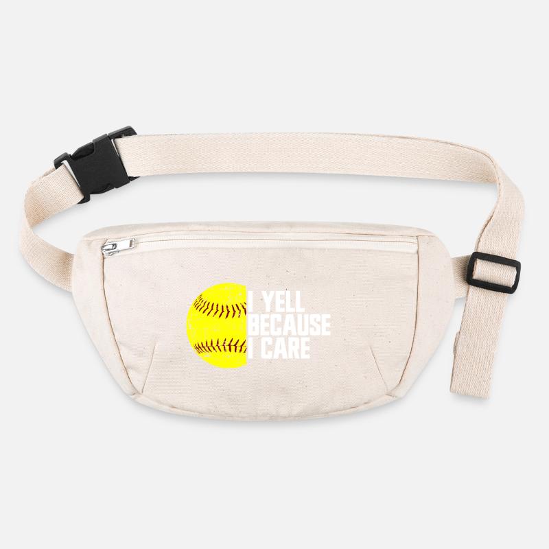 I scream because it is important to me, softball parents Stanley/Stella recycled Hip Bag 