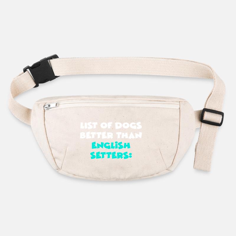 Setter anglais Setter Englischer Setter Sac banane recyclé Stanley/Stella