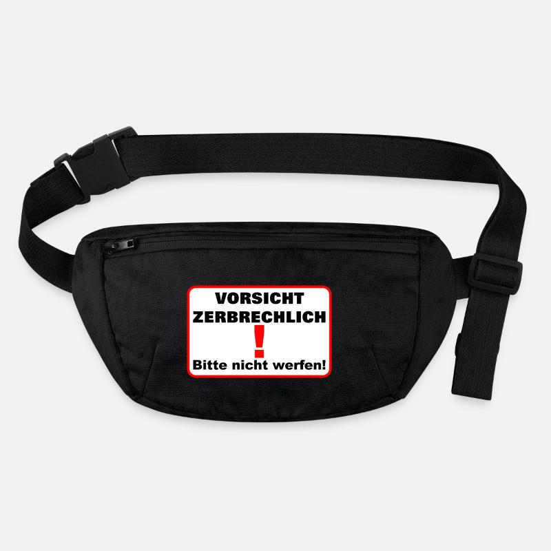 Zerbrechlich vorsicht Stanley/Stella recycelte Gürteltasche