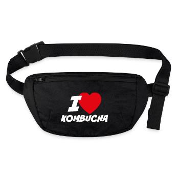 I Love Kombucha - Stanley/Stella recycled Hip Bag  - black - Front