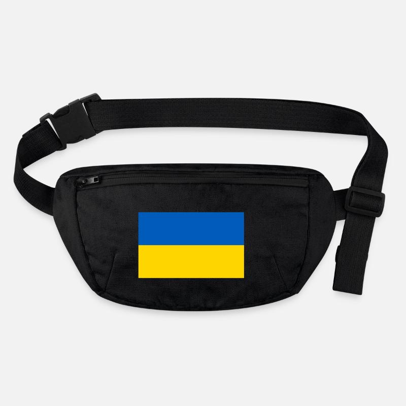 Ukraine Flagge Stanley/Stella recycelte Gürteltasche