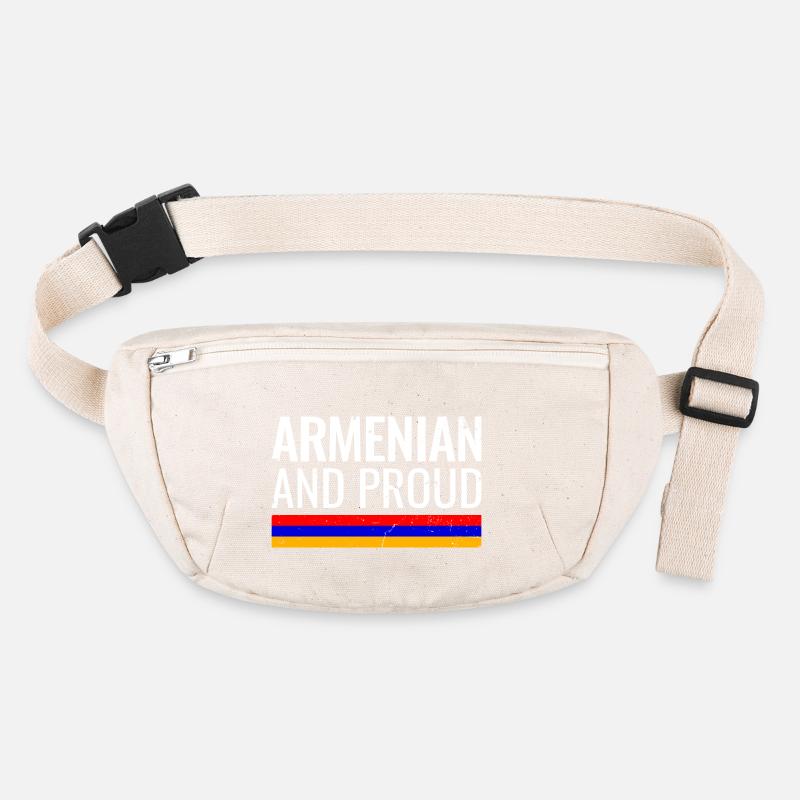 Drapeau arménien et fier de l’Arménie Sac banane recyclé Stanley/Stella