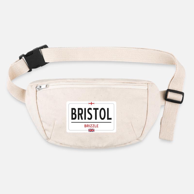 Ortsschild von Bristol Stanley/Stella recycelte Gürteltasche