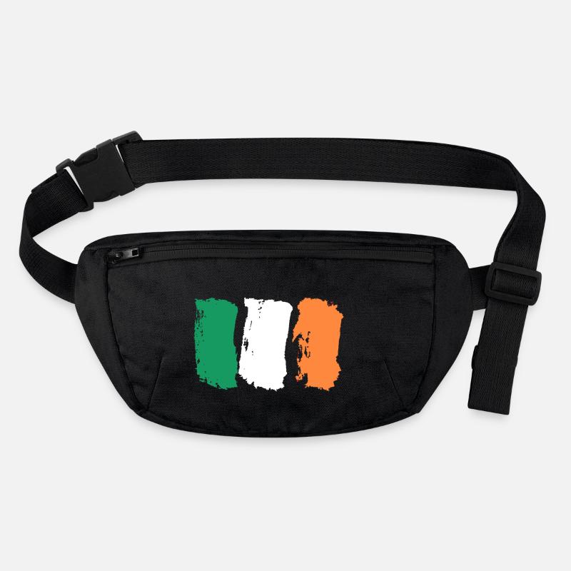 Coups de pinceau du drapeau de l’Irlande Sac banane recyclé Stanley/Stella