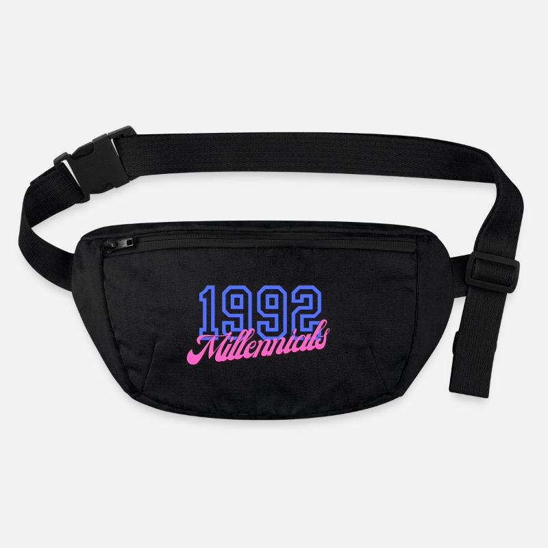 Retro 1992 Millennial Numeric Design Stanley/Stella recycled Hip Bag 