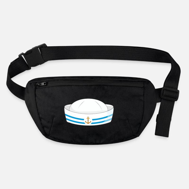 Matrosenhut mit Anker – Maritimes Symbol Stanley/Stella recycelte Gürteltasche