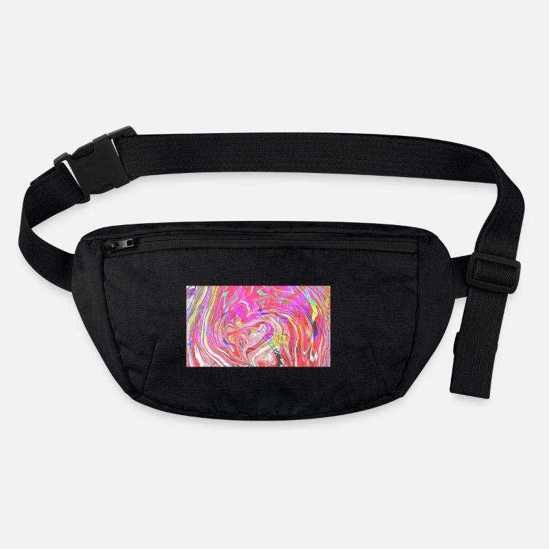 Farbrausch Wirbelkunst Stanley/Stella recycelte Gürteltasche