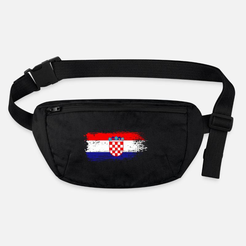 Kroatien Flagge Stanley/Stella recycelte Gürteltasche