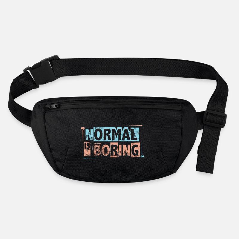 Normal is Boring - Pièces de puzzle de sensibilisation à l’autisme Sac banane recyclé Stanley/Stella
